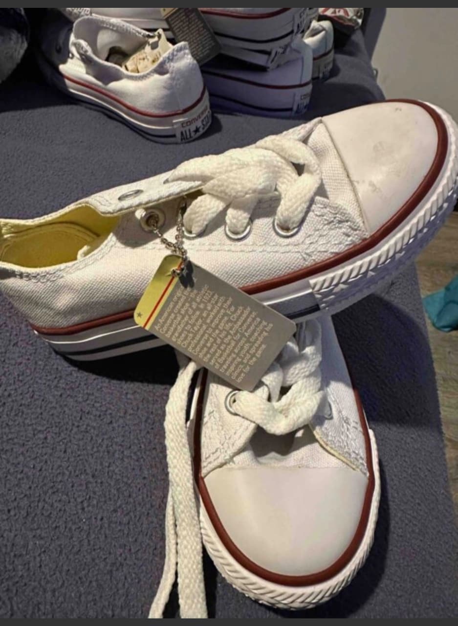 Converse Talla 29 Blanco Nuevo