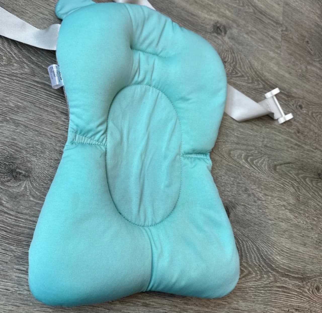 Cojín Espuma para Tina de Baño Bebé Turquesa