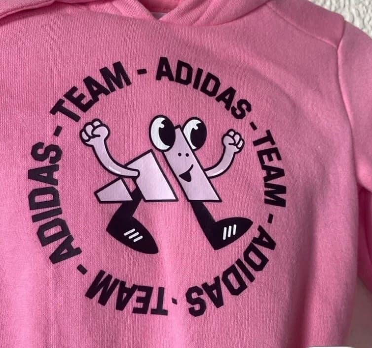Sudadera con Capucha Adidas Rosa - Bebé 6-9m